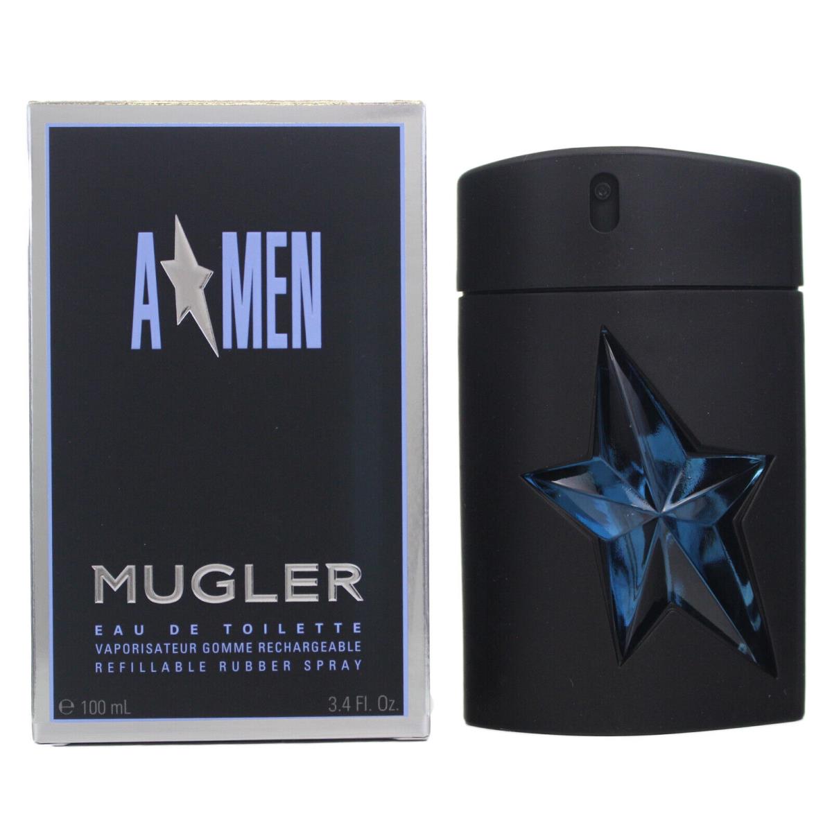 Thierry Mugler Angel Men Edt For Men - 3.4 oz / 100 ml - Refillable