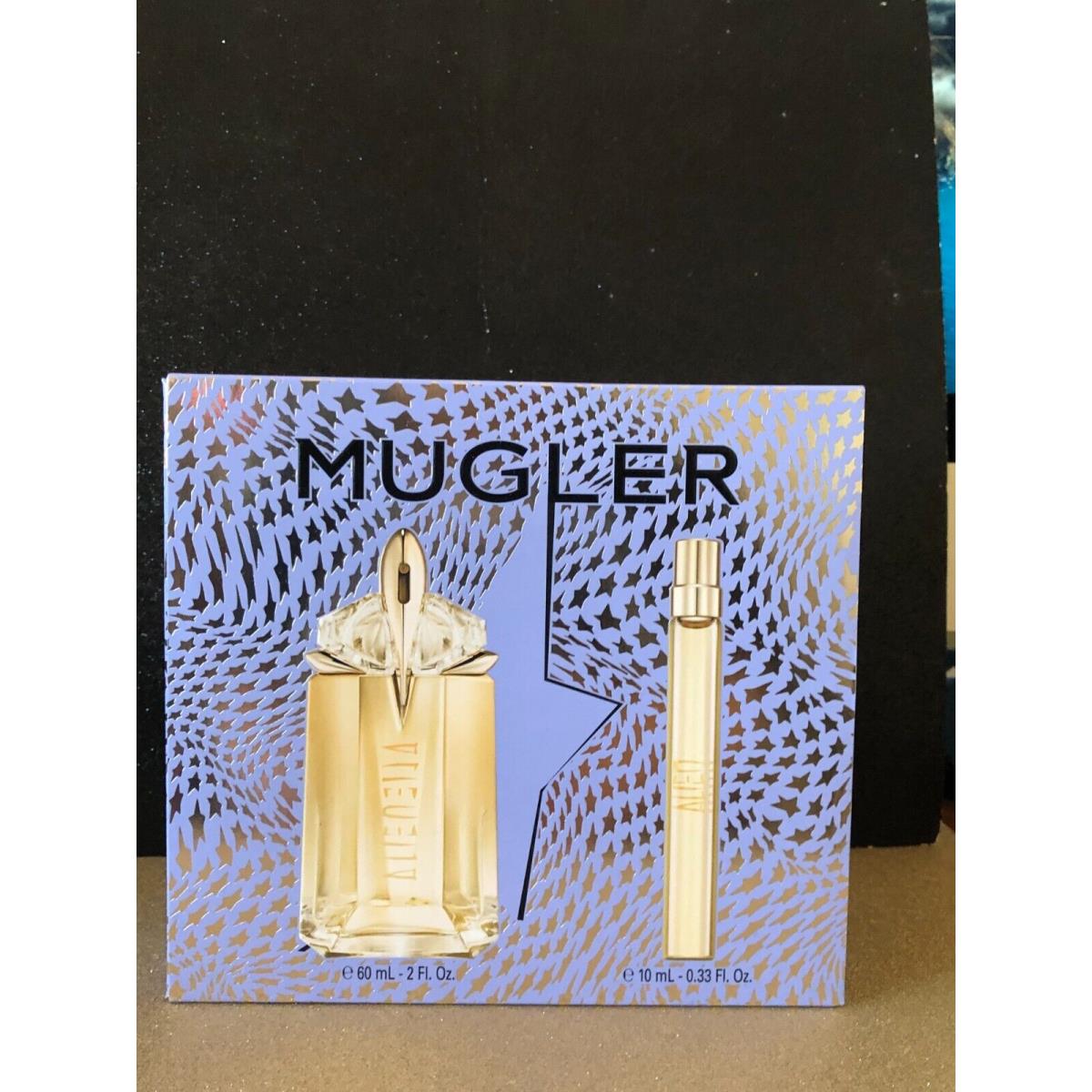 Mugler Goddess Gift Set Eau DE Parfum Spray Size 60 ML 10 ML Travel Spray