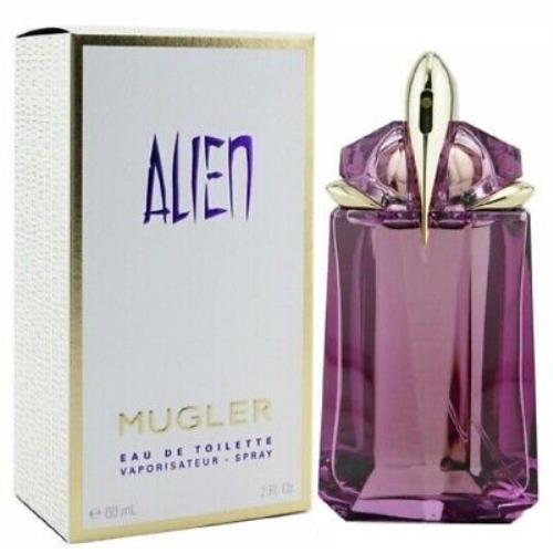 Alien Thierry Mugler 2.0 oz / 60 ml Edt Non Refillable Women Perfume Spray