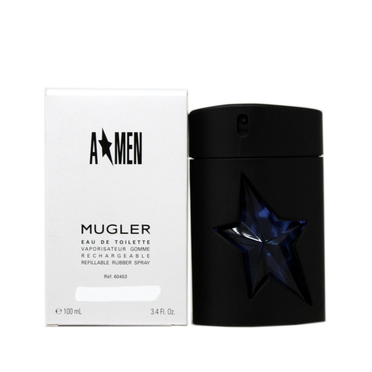 A Men BY Mugler Eau DE Toilette Refillable Rubber Spray 100 ML/3.4 Fl.oz. T