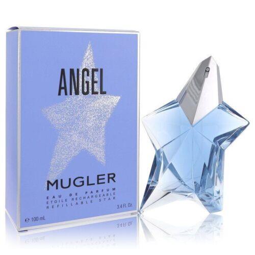 Angel Perfume By Thierry Mugler Standing Star Edp Spray Refillable 3.4oz/100ml