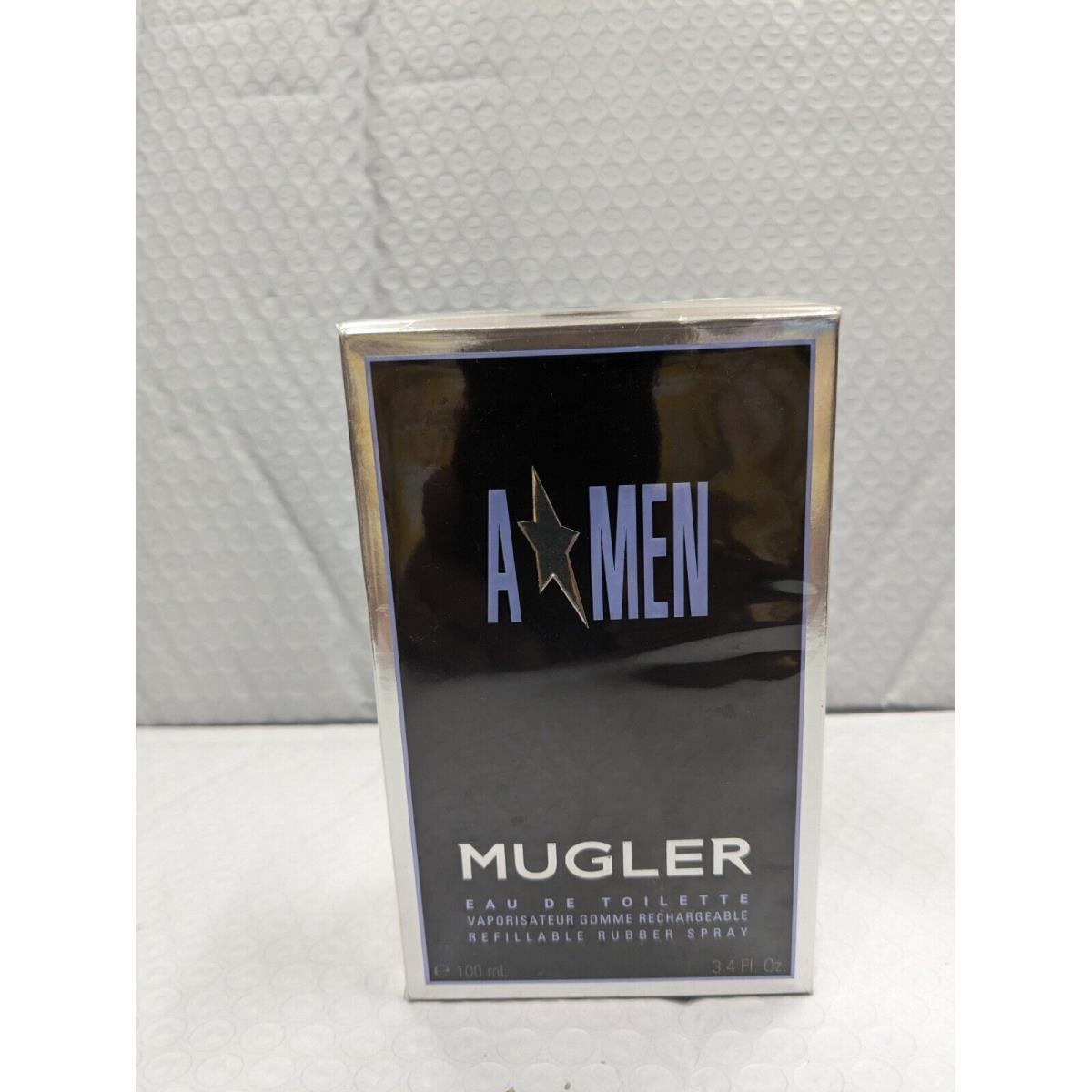 A Men By Mugler 100ml/3.4oz Refillable Rubber Edt Spray For Men Rear