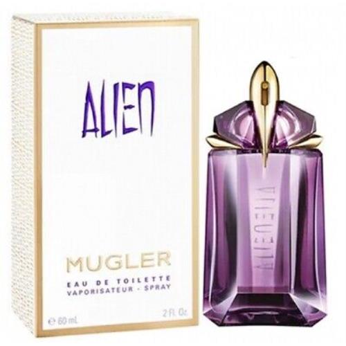 Alien Thierry Mugler 2.0 oz / 60 ml Eau de Toilette Edt Women Perfume Spray