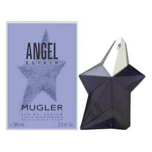 Angel Elixir by Mugler For Women 3.3 oz Eau de Parfum Spray Refillable