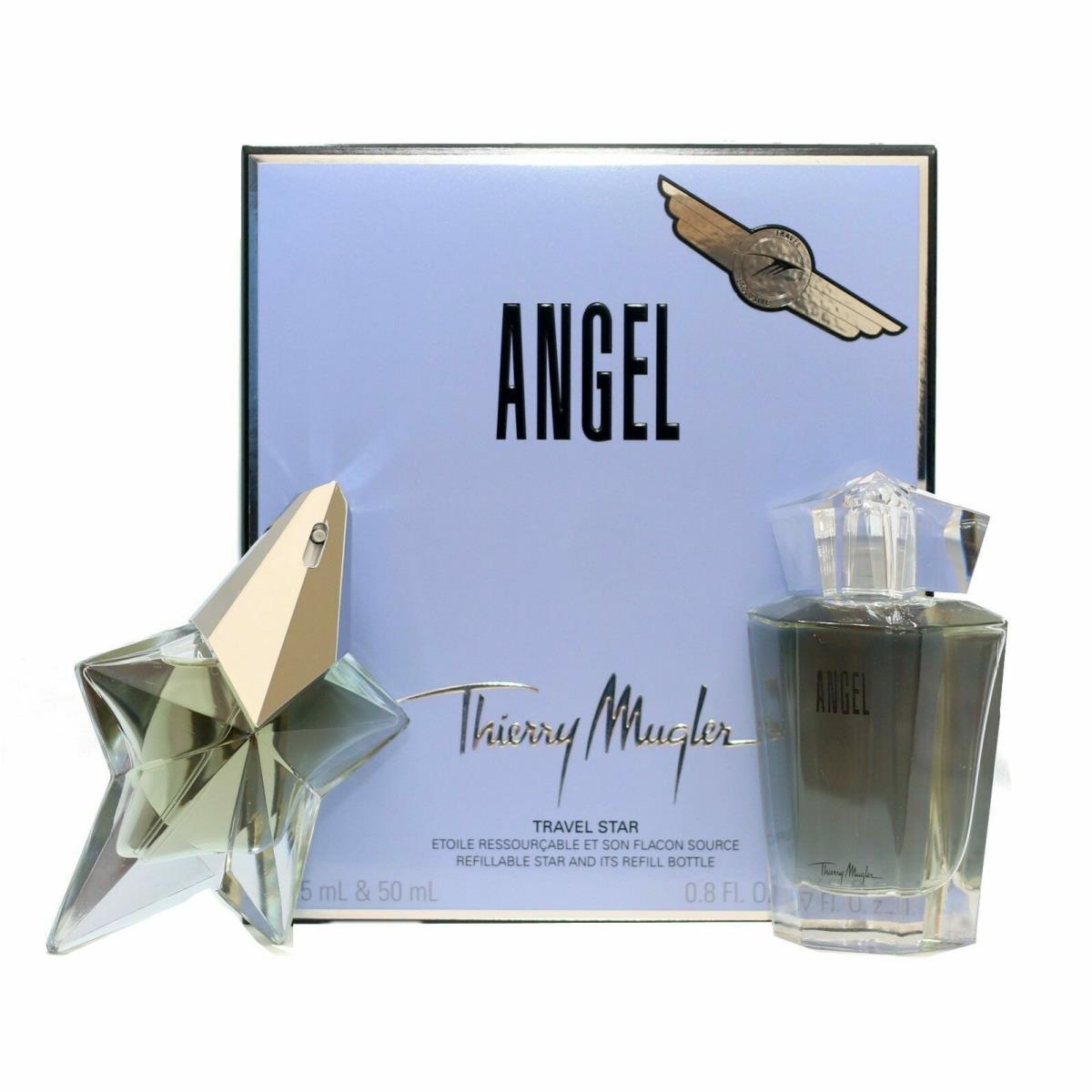 Angel BY Thierry Mugler Gift Set with Eau DE Parfum Spray Refillable 25ML