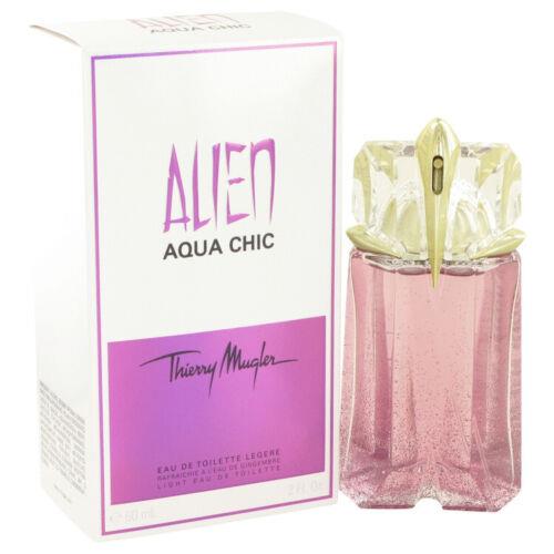 Vintage Alien Aqua Chic by Thierry Mugler 2 oz 60ml Edt Spray For Women