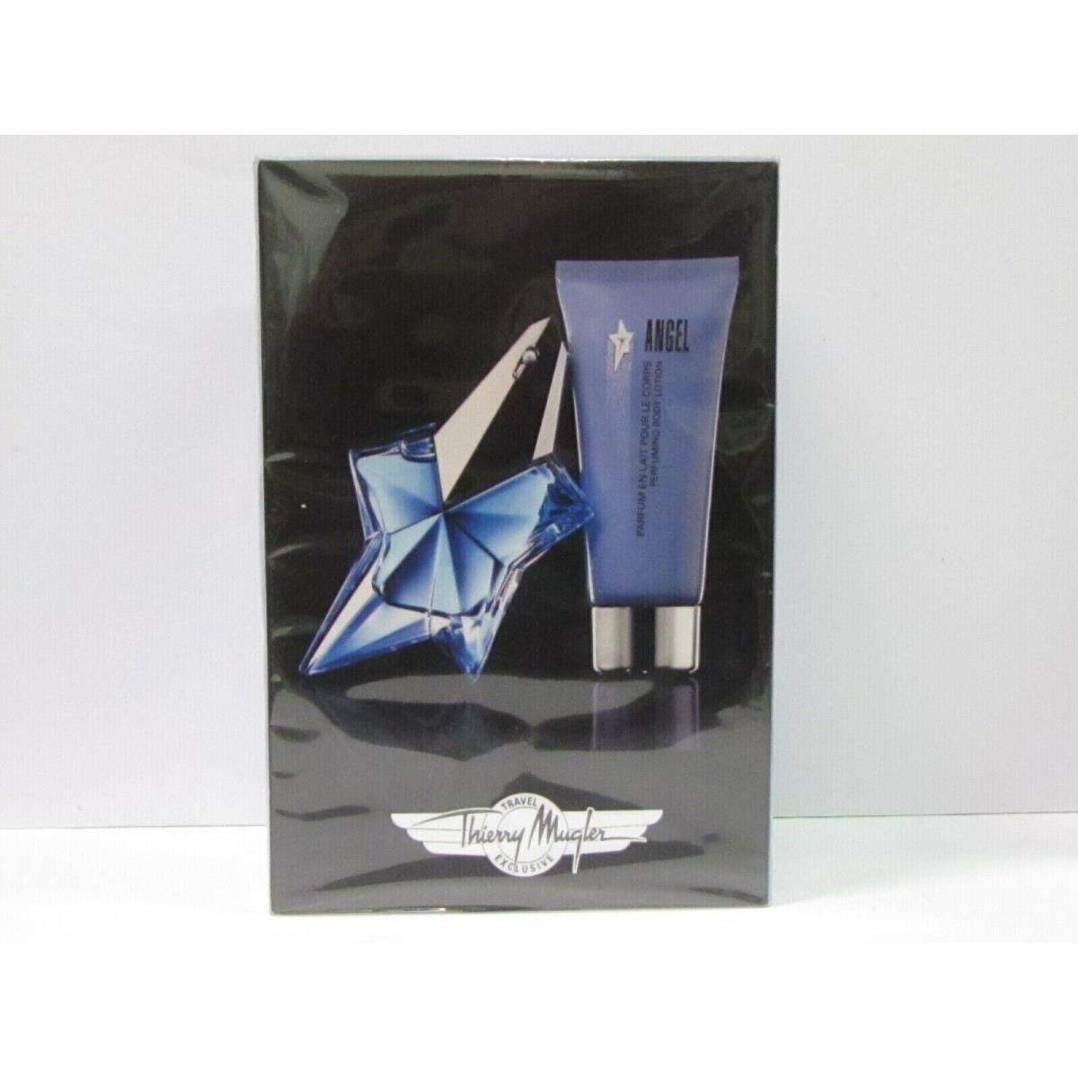 Angel Thierry Mugler Women Set 1.7 oz Edp Spray + 3.5 oz Perfuming Body Lotion