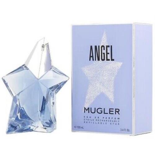 Angel Edition Thierry Mugler 3.4 oz / 100 ml Edp Refillable Star Perfume