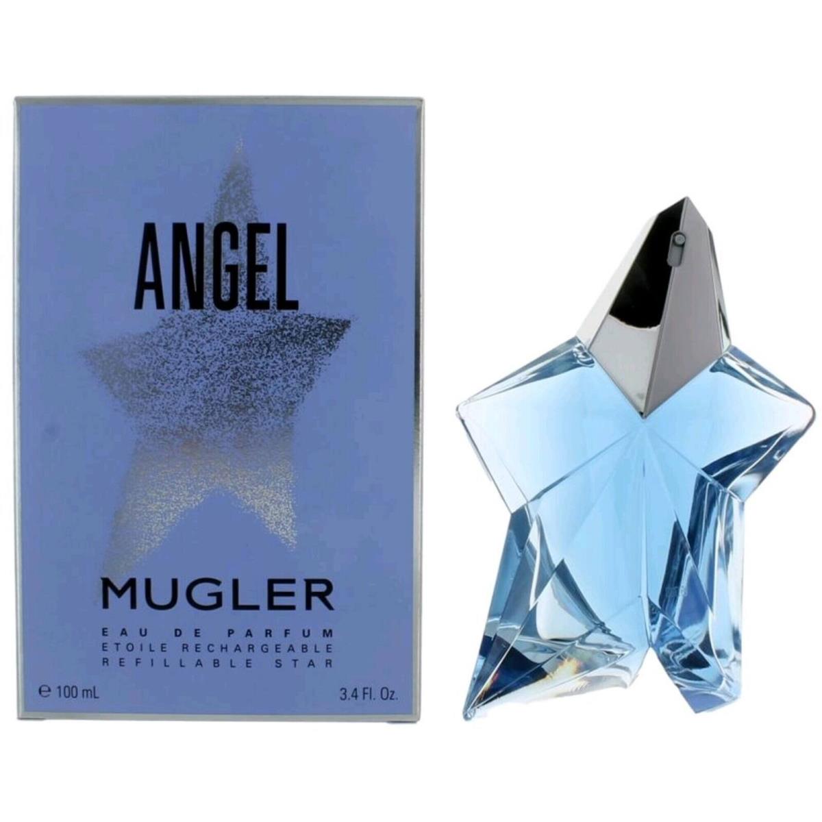 Thierry Mugler Women`s Edp Spray Refillable Angel Star Shape Bottle 3.4 oz