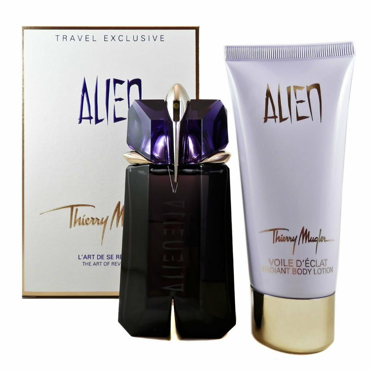 Thierry Mugler Alien Gift Set Edp Spray 60 Ml/ Radiant Body Lotion 100ml Women