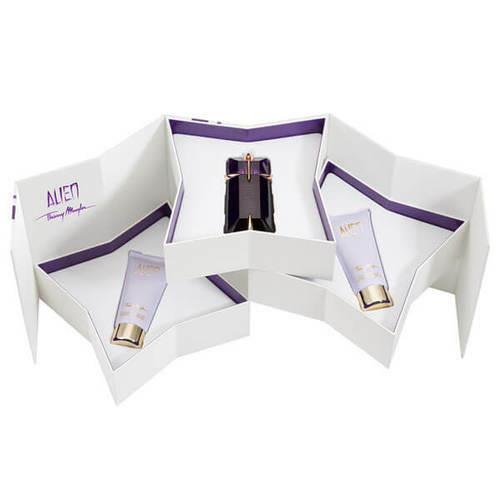 Alien by Thierry Mugler 3 PC Gift Set-2.0oz Refillable+3.4 B/L+3.4 S/g For Women