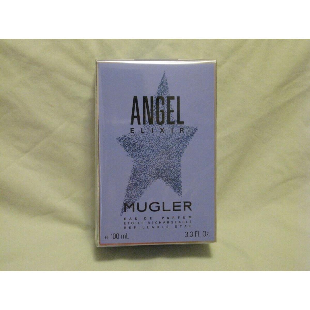 Mugler `angel Elixir` Edp Eau de Parfum Perfume 3.3oz Spray Newest Release