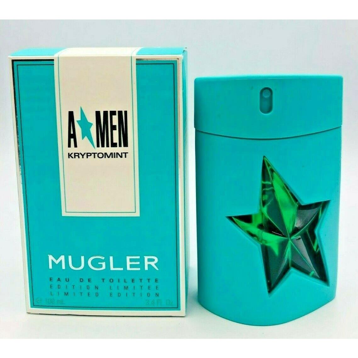 A Men Kryptomint Thierry Mugler 3.4 oz Eau de Toilette Spray Cologne 100ml