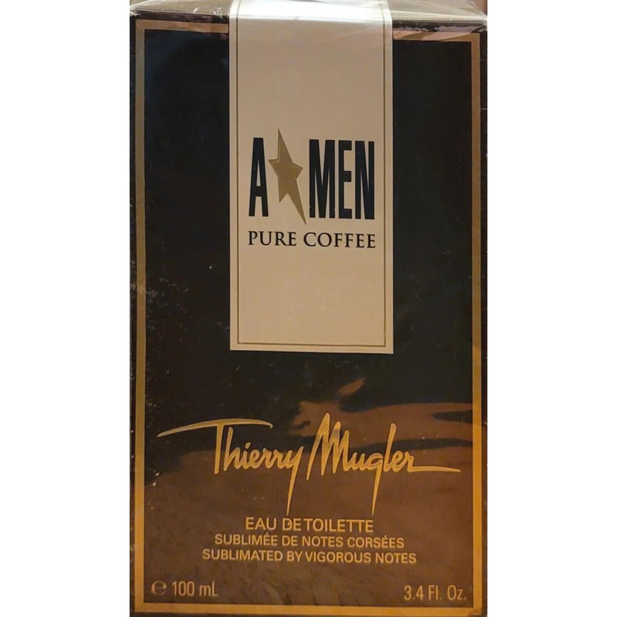 Thierry Mugler A Men Pure Coffee Edt For Men 100ml 3.4oz Limited Edition