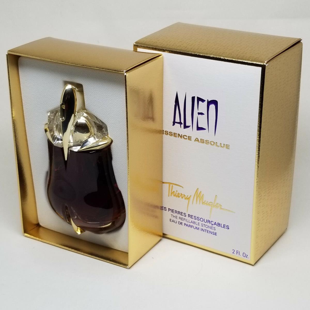 Thierry Mugler Alien Essence Absolue 2.0 Oz 60ml Edp Refillable Stone Box