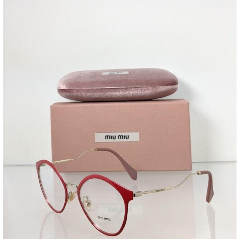 Miu Miu Eyeglasses Vmu 52Q C4O - 1O1 Red Gold 52Q Frame