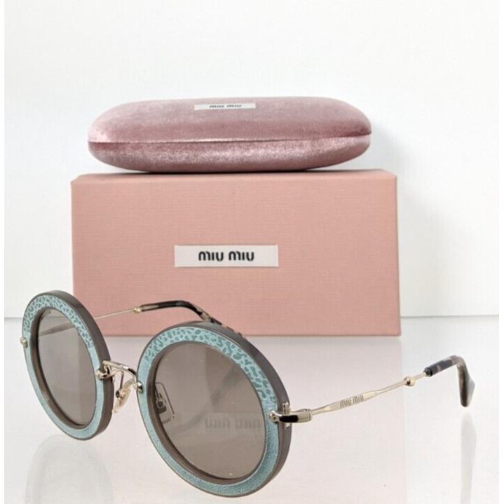 Miu Miu Smu 08R U6S - 5J2 Sunglasses Gold Green SMU08R Frame