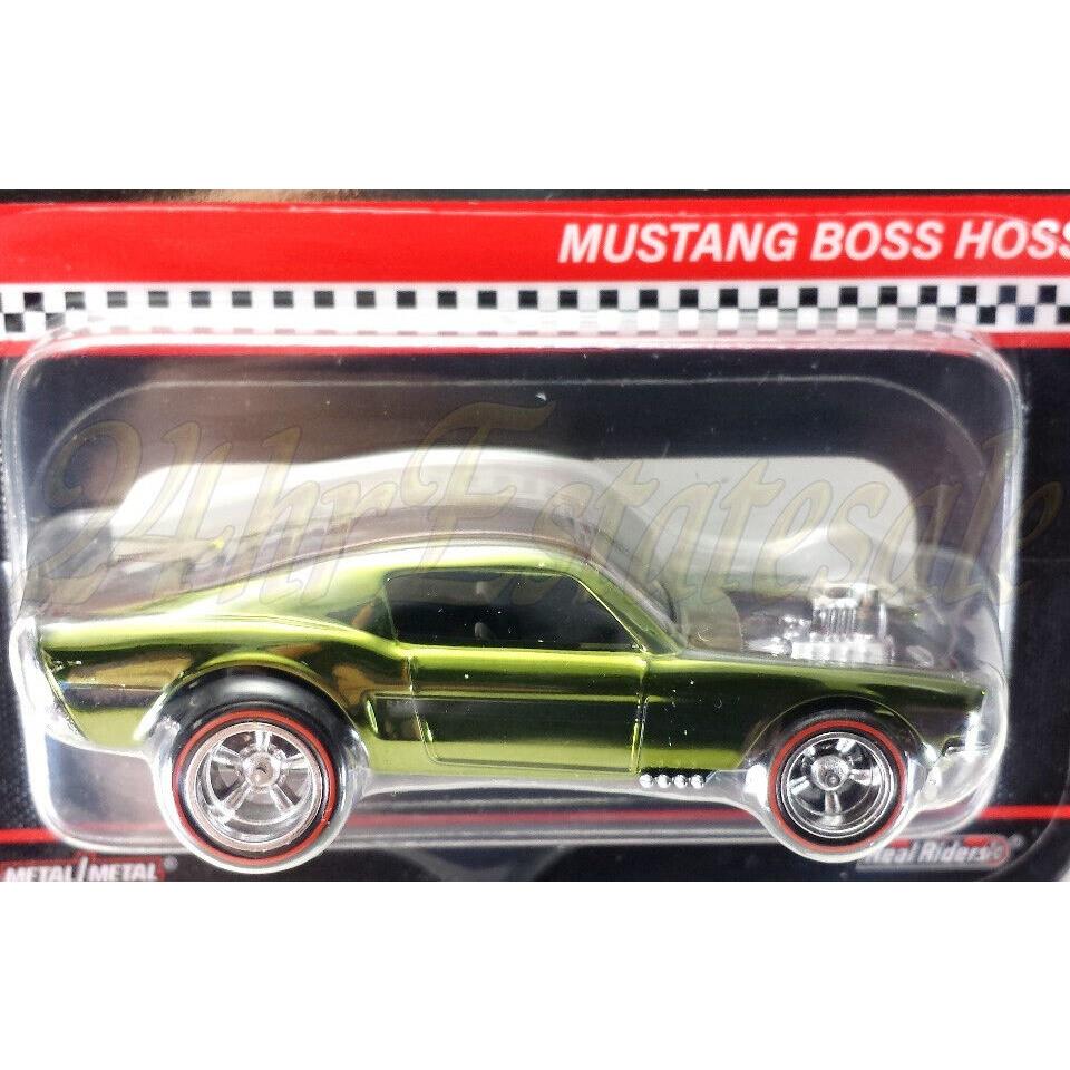 Hot Wheels Awesome Rlc Boss Hoss Spoiler 68 Mustang Redline Real Riders Itout