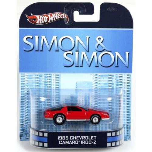 Hot Wheels 1985 Chevrolet Camaro Iroc-z Simon Simon X8928 Nrfp 2012 Red 1:64