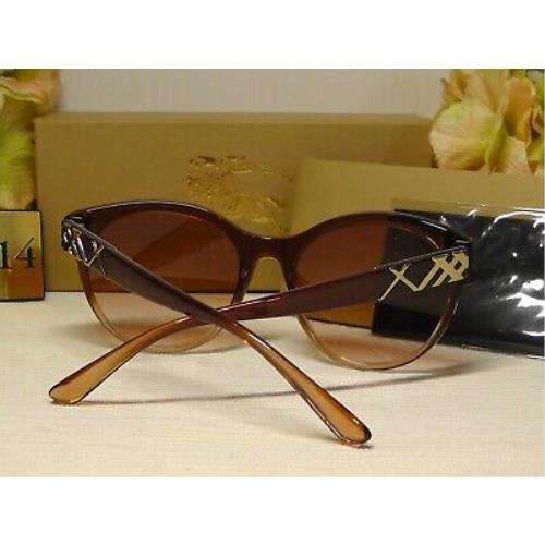 Burberry sunglasses  - Brown gradient crystal/gold-tone Frame, Pink Lens 9