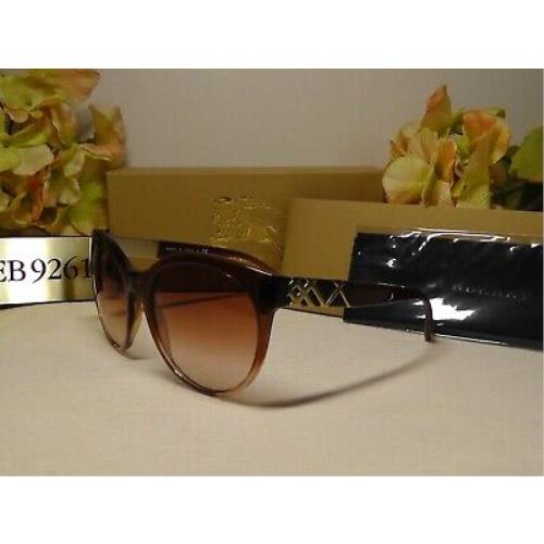 Burberry sunglasses  - Brown gradient crystal/gold-tone Frame, Pink Lens 1