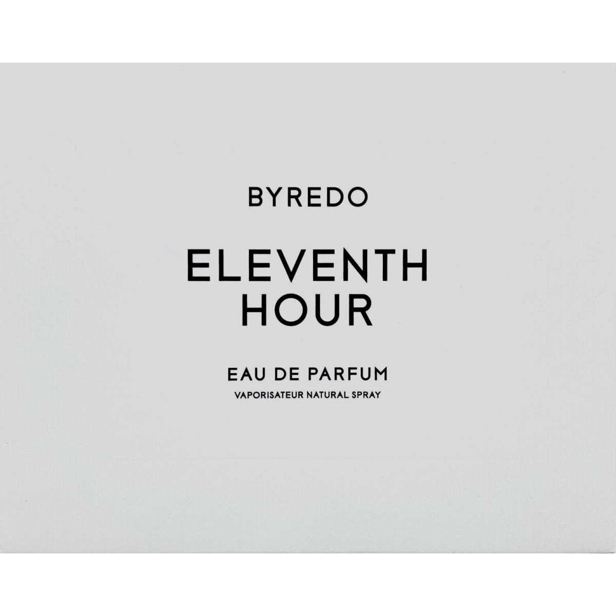 Byredo Eleventh Hour Eau DE Parfum Spray Unisex 1.6 Oz / 50 ml Item