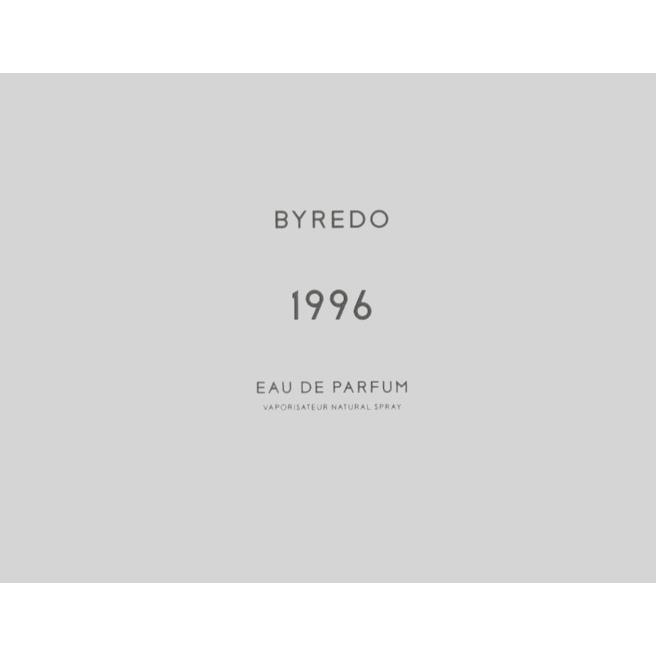 Byredo 1996 Eau DE Parfum Spray Unisex 3.3 Oz / 100 ml