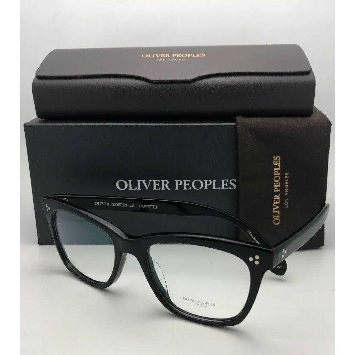 Oliver Peoples Eyeglasses Penney OV 5375F 1005 53-18 145 Shiny Black Frames  - Oliver Peoples eyeglasses - 827934415171 | Fash Brands