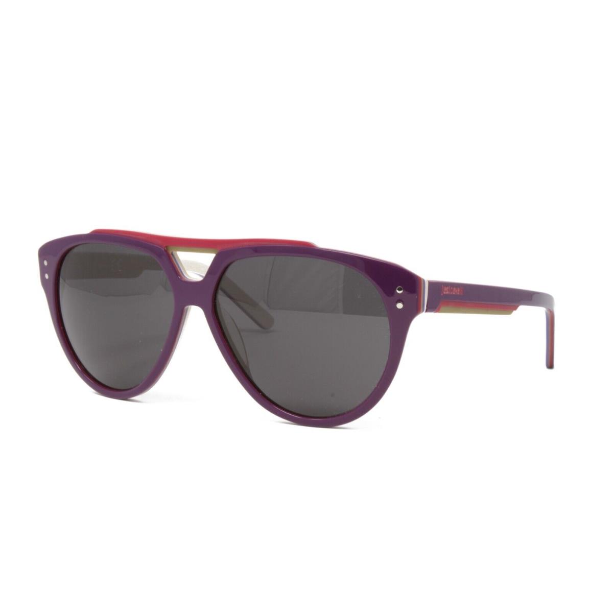 Just Cavalli Sunglasses Unisex Pilot JC506S 83A Purple/cream/red 58mm