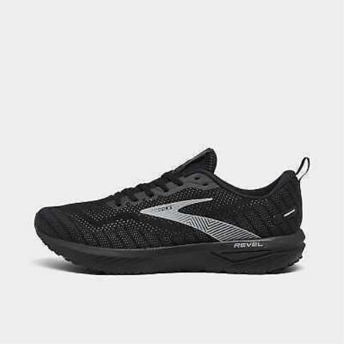Men`s Brooks Revel 6 Running Shoes Black/blackened Pearl/grey 1103981D 072