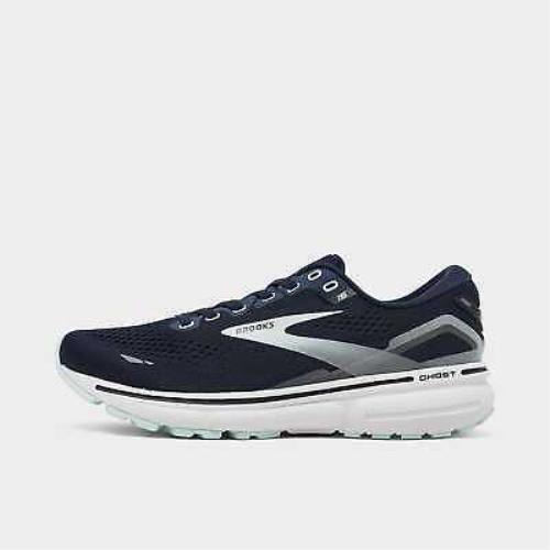 Women`s Brooks Ghost 15 Running Shoes Peacoat/pearl/salt Air 1203801B 450