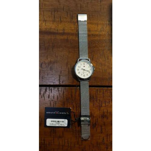 Tommy Hilfiger watch  - Face: White, Dial: White, Band: White