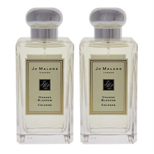 Orange Blossom by Jo Malone For Unisex - 3.4 oz Cologne Spray - Pack of 2