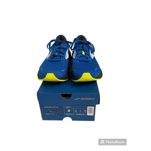 Brooks Adrenaline Royal Blue Gts 22 Men`s Road Running Shoes Size 8M