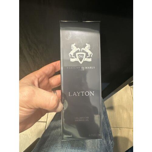 Layton Shower Gel 200ml/6.76oz Perfume De Marly Travel In Style