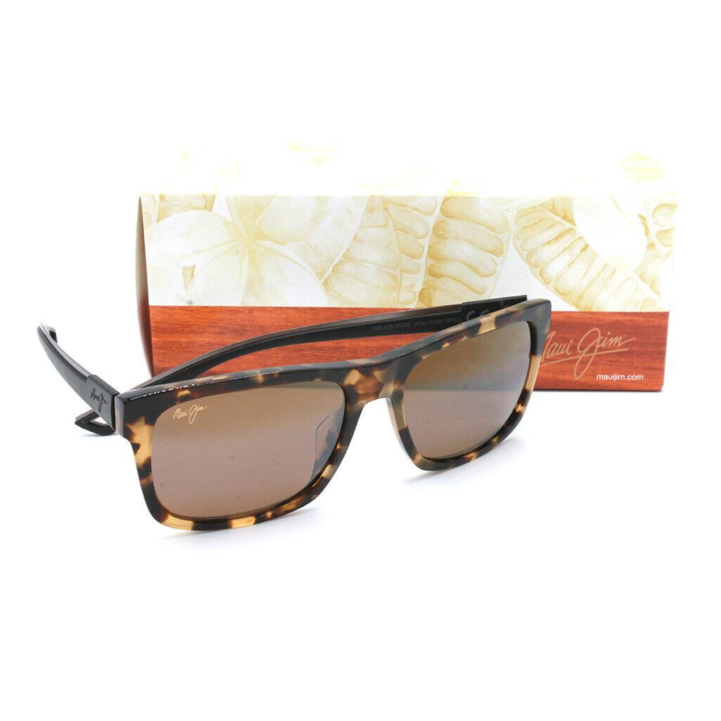 Maui Chee Hoo! Jim Chee Hoo H765-10L Tortoise Brown Sunglasses Polarized Hcl Bronze Lens