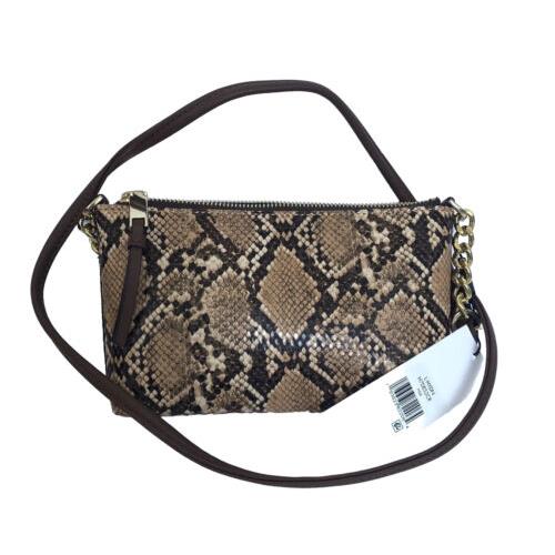 Calvin Klein Animal Pattern Women Swing Bag Leather Mini Size Crossbody