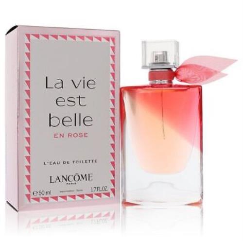 La Vie Est Belle En Rose by Lancome L`eau De Toilette Spray 1.7 oz Women