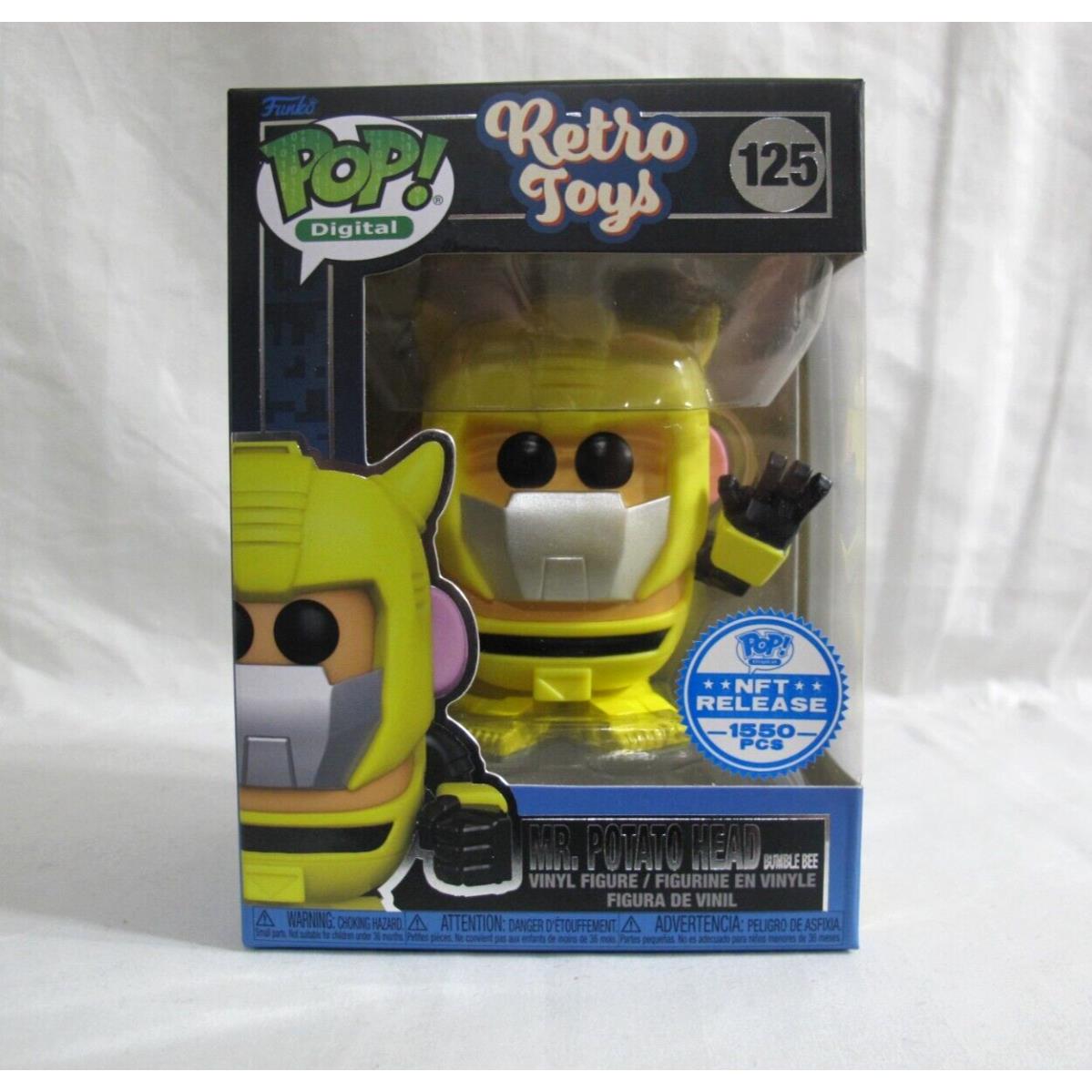 Funko Pop Digital Hasbro Retro Toys - Mr. Potato Head Bumblebee 125 LE 1550