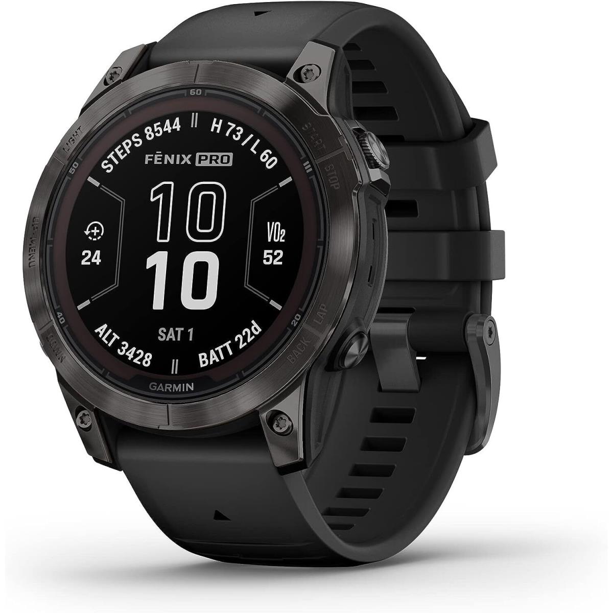 Garmin Fenix 7 Pro Multisport Gps Smartwatch Solar/sapphire Charging Series - Fog Gray/Ember