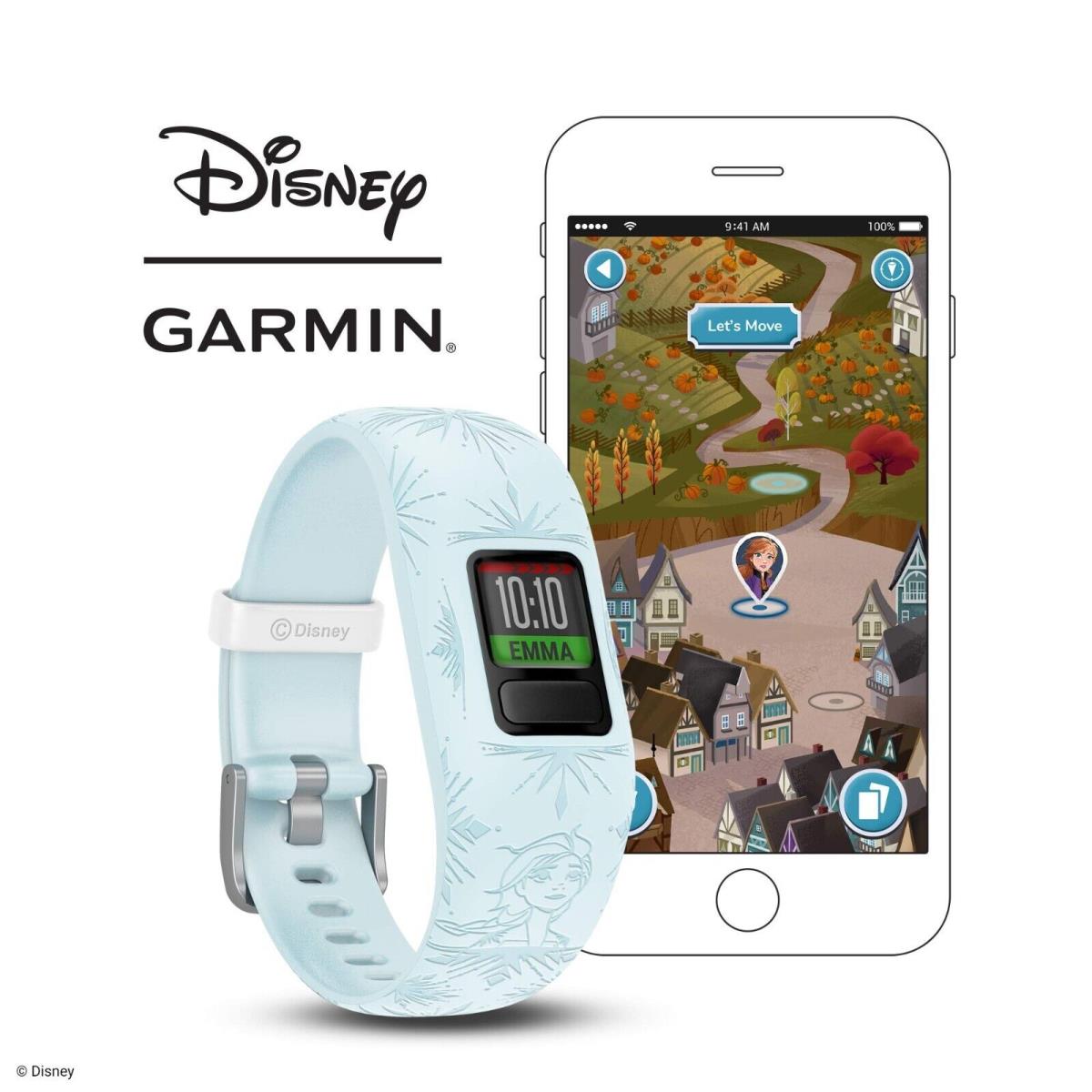 Garmin v Vofit jr.2 Frozen 2 Elsa Kids Activity Tracker - Light Blue