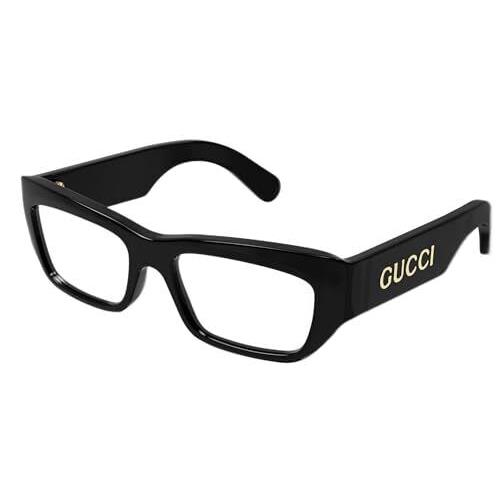 Gucci RX Eyeglasses GG1297O-001 Black w/ Demo Lens 53mm