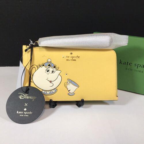 Disney X Kate Spade New York Beauty and The Beast Medium L Zip Wristlet  KE658 - Kate Spade wallet - 0196021372490