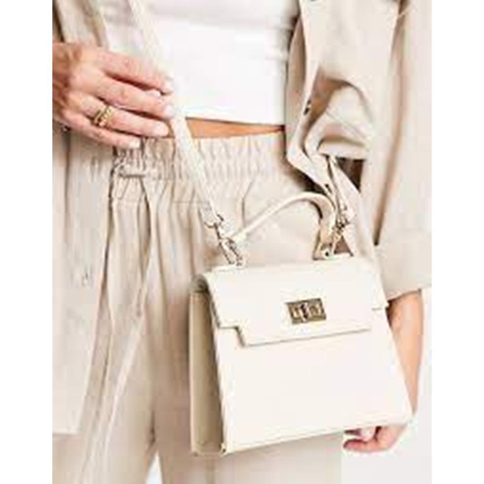 Steve Madden Women`s Bdignifi Crossbody Convertible Bag White Silver