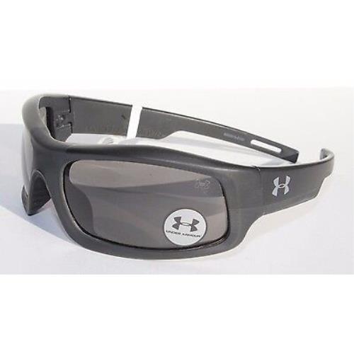 Under Armour Equilibrium Sunglasses Shiny Black/gray Sport
