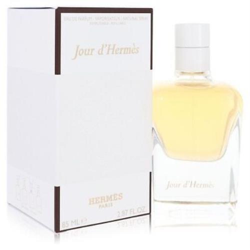 Jour D`hermes by Hermes Eau De Parfum Spray Refillable 2.87 oz Women