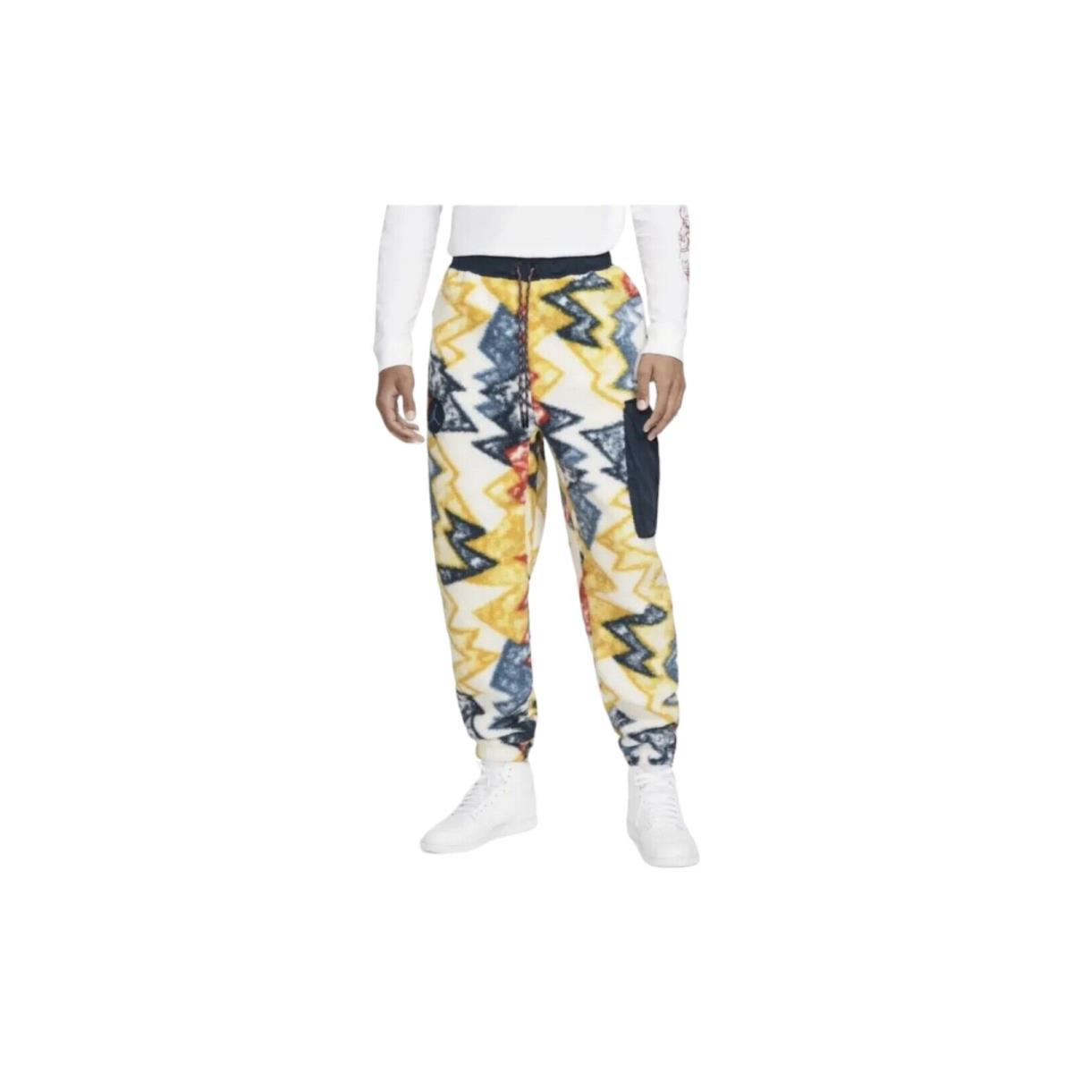 Nike Air Jordan Men`s Essential Statement Mountain Fleece Sweatpants Size L XL