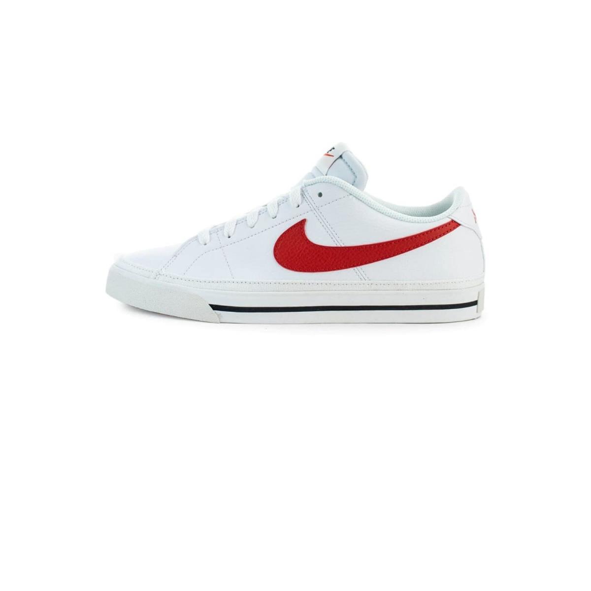 Nike Men`s Sneakers Court Legacy Next Nature White/university/red/black - White/University/Red/Black