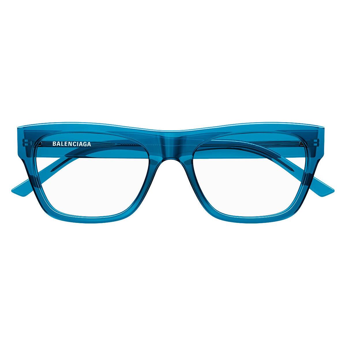 Balenciaga BB0308O Eyeglasses Unisex Blue 54mm