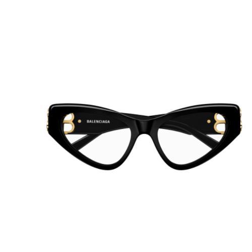 Balenciaga BB0313O 001 Black Cat Eye Women`s Eyeglasses